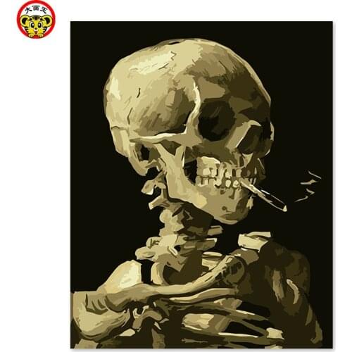 Painting by numbers art paint by number Famous, DIY , decorations, handicrafts, holes, specimens