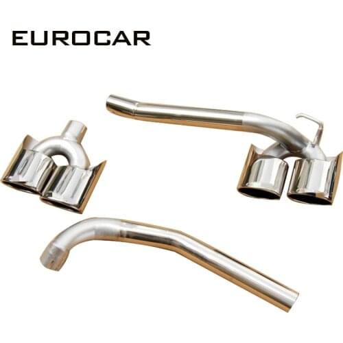 W204 exhaust tips for c class w204 c250 c200 X pipes w204 c63 muffler tips with A logo