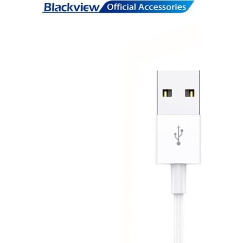 Original Blackview USB Cable micro 5pin Charging A80 A60 BV55500 White Wired Cable USB Cable