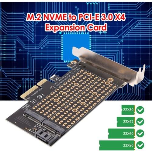 PCIE to M2/M.2 Adapter Card M2 NGFF SSD M2 PCIE 3.0 X4 to SATA M Key + B Key Expansion Card Computer Replacement Accessories