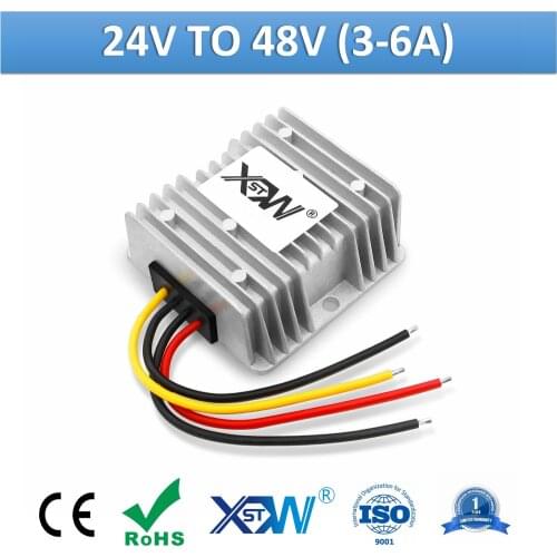 XWST DC DC 24v to 48v 3A 5A 6A Step Up Boost Module 48volt DC Voltage Converter For Electronic Bike Power Supply