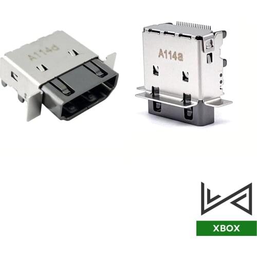 Free Shipping 1pcs/2pcs Socket For Xbox Series S/X Console HDMI-compatible Port For XSX/XSS Connector Jack HD Interface