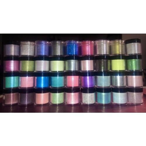 1Kg Acrylic Nail Art Powder Collection Acrylic Powder GLITTER DUST 180 colors -Galaxy Nail Art Powder Professional Acrylic