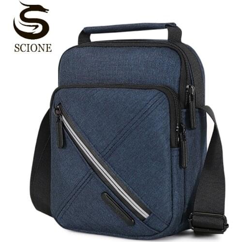 2021 Mens Crossbody Bags Male Nylon Shoulder Bag Casual Messenger Bag Small Pack Solid Color Handbags lightweight Purse XA267M