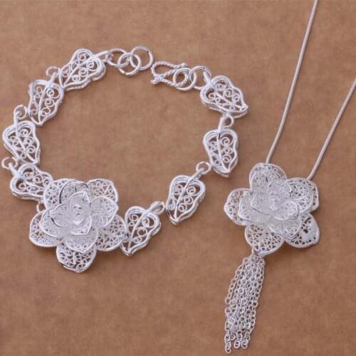 AS373 Trendy wholesale Jewelry Sets Bracelet 284 + Necklace 699 /arjajiqa bsgakjna