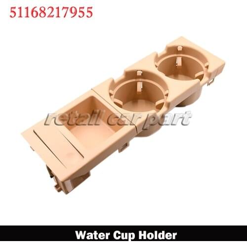 Car Center Console Water Cup Holder Beverage Bottle Holder Coin Tray For Bmw 3 Series E46 323i 318I 320I 98-06 51168217955