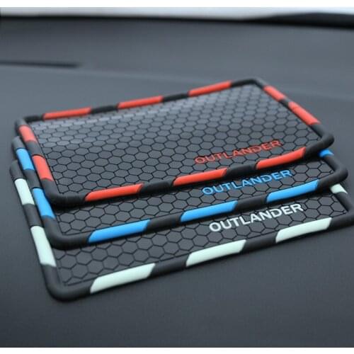 Car Central Control Dashboard Mobile Phone Anti-slip Mat for Mitsubishi Outlander 2013-2020 Accessories