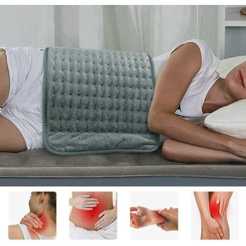 Large Electric Heating Pad, for Back Pain and Cramps Relief, Auto Shut Off, Heat Pads Therapy, EU Plug