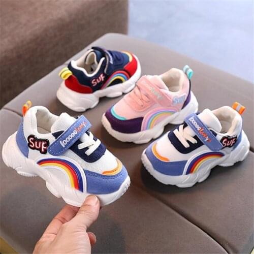 Disney childrens shoes of 2021 male baby network age season shoes breathable mesh girl child baby soft bottom shoes sneakers