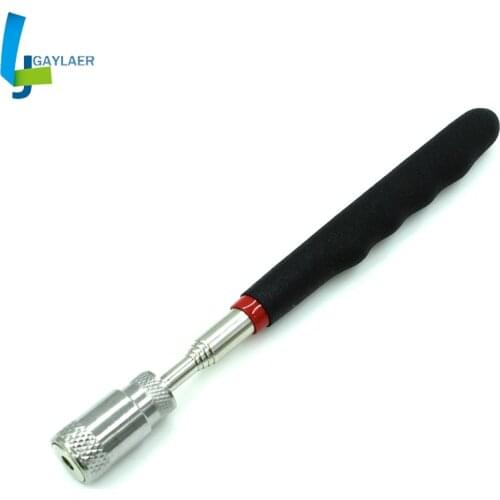 Hand Tool Strong Magnetic Picker With LED Light And Comfort Grip Rubber Handle Telescopic Extension Rod Motorcycle Metal