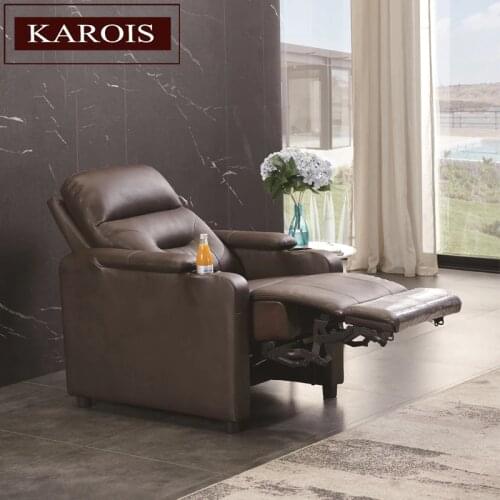 Karois R941 Manual Recliner Chairs Luxury VIP Cinema Seat Leather Home Theater Seating For Cinema