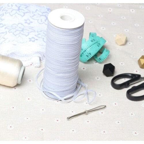 5/10 Meters White Black Elastic Banding DIY Crafts Sewing Supplies Spandex Elastic Ribbon Tutu Garment Accessories 3-12mm 5z