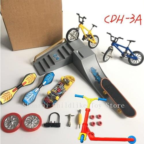 Hot Sale Mini Bike Finger Scooter Skating Board Site Children Educational Toys Mini Finger Bicycle Model Toys Gift for Boys Girl