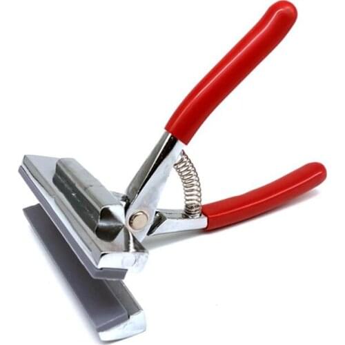 12cm Oil Painting Pliers Clamp with Red Handle Stretched Canvas Cloth Fabric Wide Jaw Stretch Tool for Advertising Print 50LA