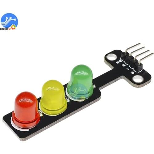 Mini 5V Traffic Light LED Display Module for Arduino Red Yellow Green 5mm LED Mini-Traffic Light for Traffic Light System Model