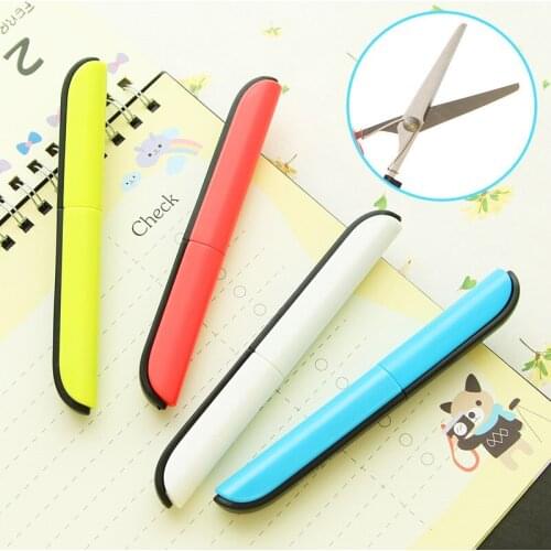 Scissor Student Kid Fold Stationery Paper cut Office DIY School Home Art Child preschool photo Safe Blunt Tip protect portable