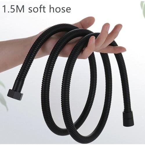 Shower Hose 1.5M stainless steel Shower Head Hose Rust-resistant Leak-proof Faucet Extension Tubes Bathroom water heater hose