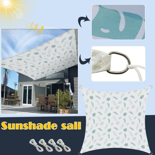 Sun Shade Sails Canopy UV Block For Patio Garden Backyard Outdoor Awings Canopy Pool Awning Camping Sun Shelter Tent Camping