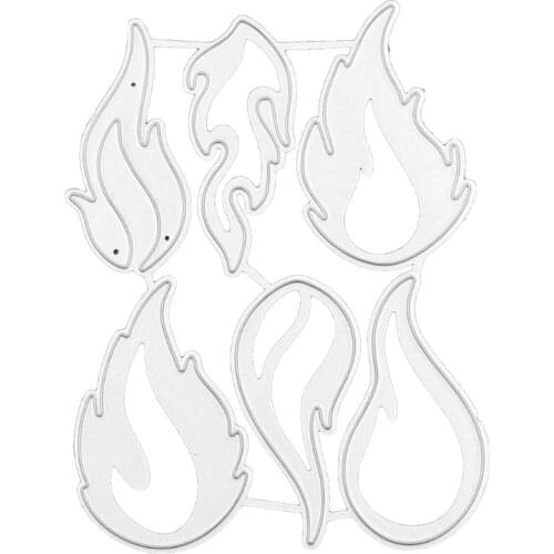 Carbon Steel Flame Suit Cutting Die Embossing Stencil Template Mold DIY Paper Art Handcraft Scrapbook Bookmark Card Decor