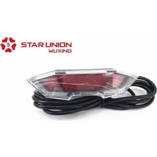 Wuxing 36V 48V electric bicycle LED light rear light turn signal brake light for electric scotter electric bike accessories