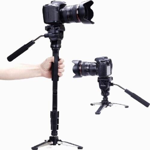 Yunteng VCT-288 Monopod + Fluid Pan Head + Unipod Holder for DSLR Camera YUNTENG 288