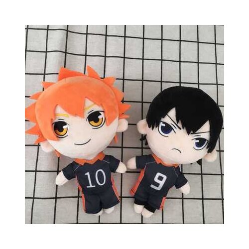 20cm Anime Haikyuu Plush Doll Volleyball Soft Stuffed Doll Toy Haikyuu!! #9 #10 Hinata Shoyo Tobio Kageyama Plush Kids Toys
