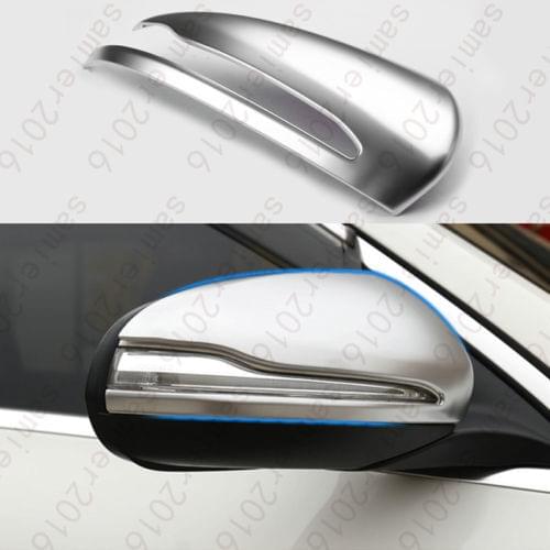 2x Outer Rearview Mirror Guard Cover Trim For Mercedes-Benz GLC Class X205 16-17