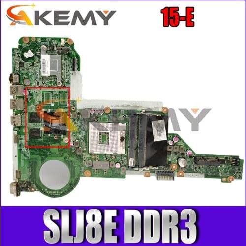 720459-501 720459-001 For HP Pavilion 15-E Notebook Mainboard DA0R62MB6E1 SLJ8E 216-0841027 DDR3 Laptop motherboard