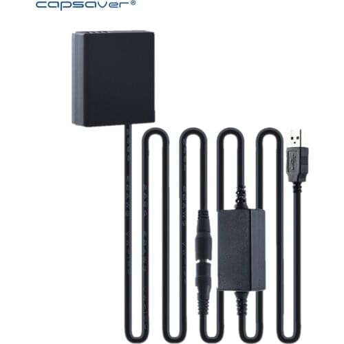 Capsaver DMW-BLG10/DCC11 Dummy Battery GX86 GF5 GX9 GX80 External USB Charging Power Bank Mobile Power Supply for Panasonic