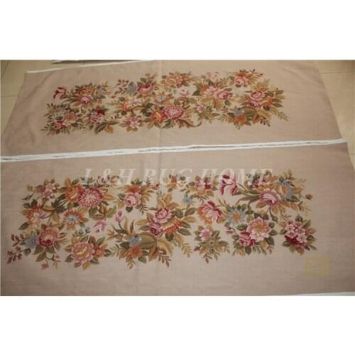 Free Shipping 10K+20K French Aubusson sofa and chair cover set 1:4, woolen handmade sofa and chair covers with arms