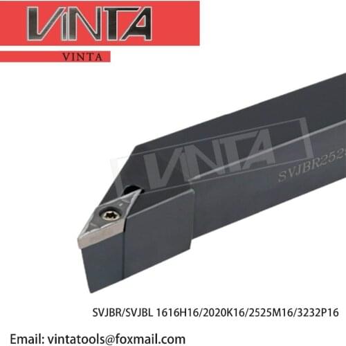 Free shipping 93 degrees of S type external turning cutter holder bar SVJBR/SVJBL 1616H16/2020K16/2525M16/3232P16