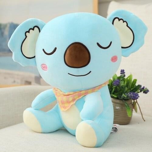 Big Soft Koalas Bear Plush Toys Adventure Koala Doll Kawaii Simulation Stuffed Animals Dolls Birthday Christmas Gift for Kids