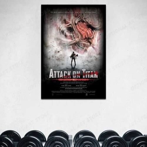Attack On Titan Part 1 Movie Poster Art Picture Prints Home Decor Wall Poster Decoration For Living Room HD Japan Anime