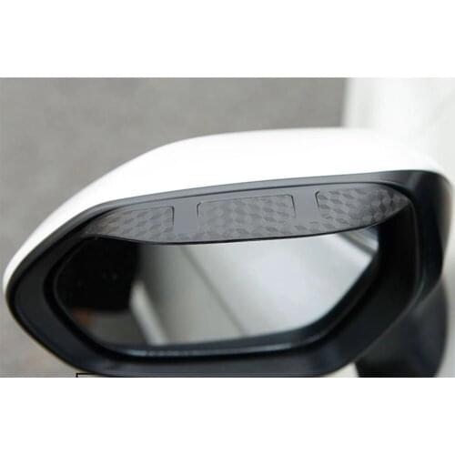 For Mazda 2 Demio 2015 2016 2017 2018 2pcs/set Car Rearview Mirror Rain Eyebrow Protector Sticker