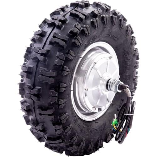 MTB Off-road Tyres 13" 48v 1000w 24V 36V 350w 500w 800w Scooter Motor Electric Buggy Wheel Bicideta Electrica Engine 13 inch