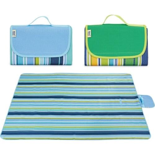 Newest Folding Outdoor Waterproof Camping Mat Easy Carry Picnic Mat 600D Oxford Hiking Sandbeach Blanket Rug Baby Creeping Mat