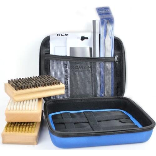 Ski Snowboard Waxing Brush Scraping Wax Plate Trimming Patching Tool Kit