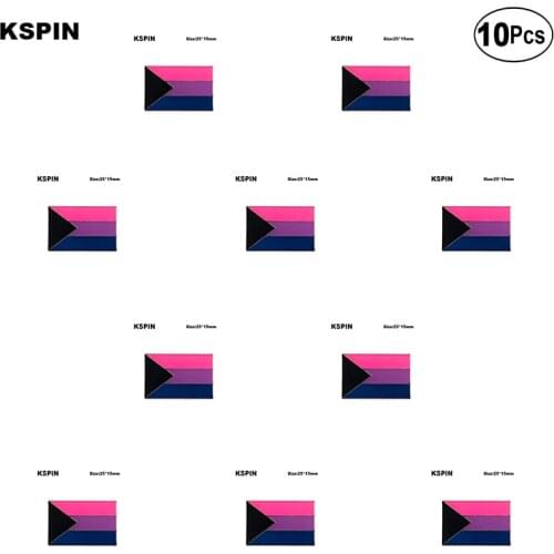 New Pride Flag Lapel Pin Flag badge Brooch Pins Badges 10Pcs a Lot