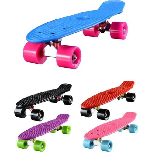 22 Inch Scooter Professional Skateboard With 4 Wheels Easy To Turn Smooth To Move Professional Skateboard For Kids Teens Adults
