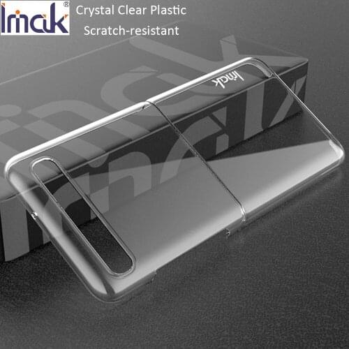 Imak Air Crystal Clear Transparent Case For Samsung Galaxy Z Flip Hard PC Plastic Cover
