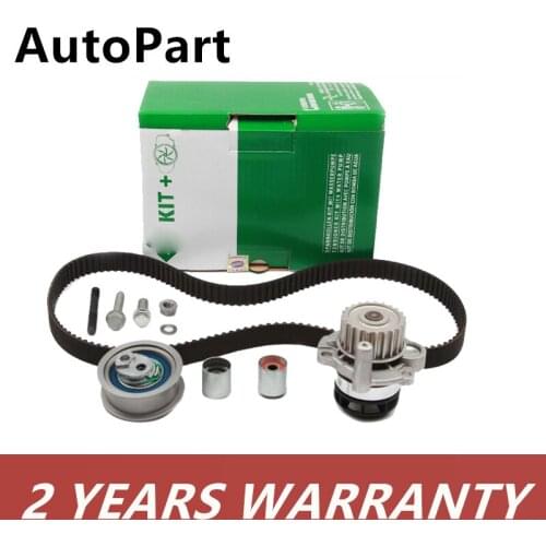 06F198119A 5PCS Engine Water Pump Timing Belt Tensioner Set For VW Golf Jetta Passat For Audi A3 A4 A6 TT 06D109243B 06F121011X