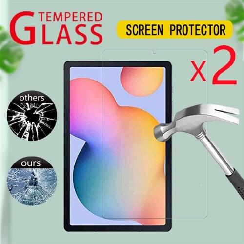 2 Pcs Tempered Glass for Samsung Galaxy Tab S6 Lite 10.4 Inch SM-P610 SM-P615 Screen Protector 9H 0.3mm Tablet Protective Film
