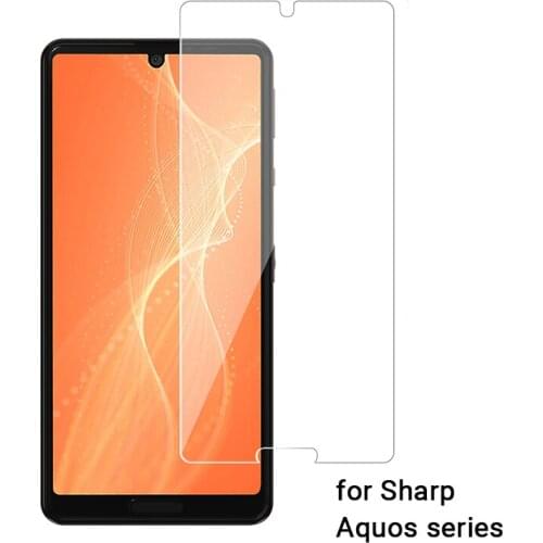 HD Tempered Glass for Sharp Aquos 3 basic Plus R2 R3 R5G Screen Protector for Auqos Sense 3 Lite 3 4 Plus Clear Protective Film