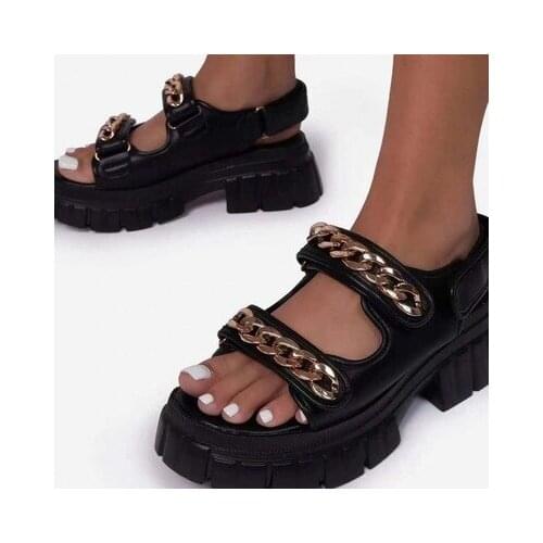 Womens Summer Sandals Multicolor Snakeskin Platform Open Toe Shoes Height Increasing Hook & Loop High Heels Chain Zapatos