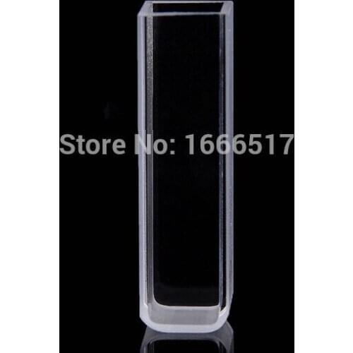 10mm 3.5ml New Standard Quartz Cuvette with PTFE Stopper Brand new Rh