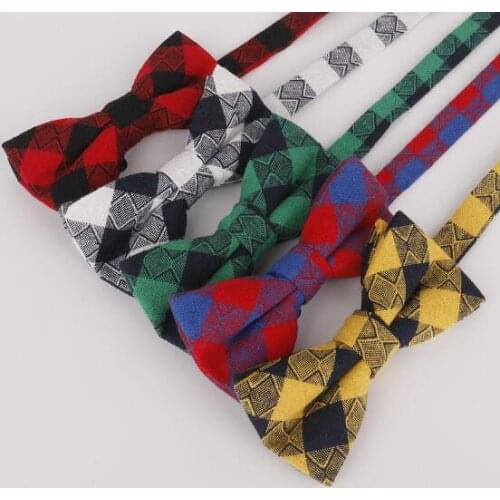100pcs/lot Children Fashion Cotton Bow Tie Kid Classical Dot Bowties 17 Colors Wedding Party Pet Bowtie Tuxedo Ties MIXORDER