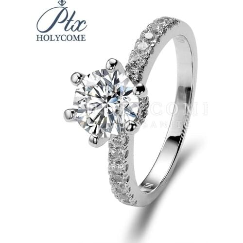 2020 Custom Fashion Style 2 Carat Dark gray Moissanite 925 Silver Gold Plated Wedding Ring Jewelry Серьги кольцо браслет