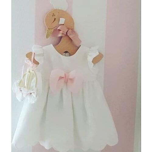 26cm/ swan wooden hanger cute bow-tie baby clothes hanger