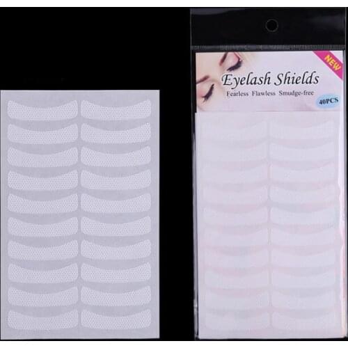 40Pcs Eye Shadow Stickers Makeup Eye Shadow Stickers Grafted Transfer Tape Eyelash Isolation Stickers