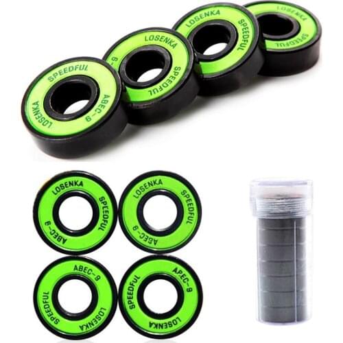 8pcs/16pcs/32pcs 608 Bearing ABEC 9 Skate Bearing Skateboard Steel Ball Racing Skate Bearing 22*7mm Sports New